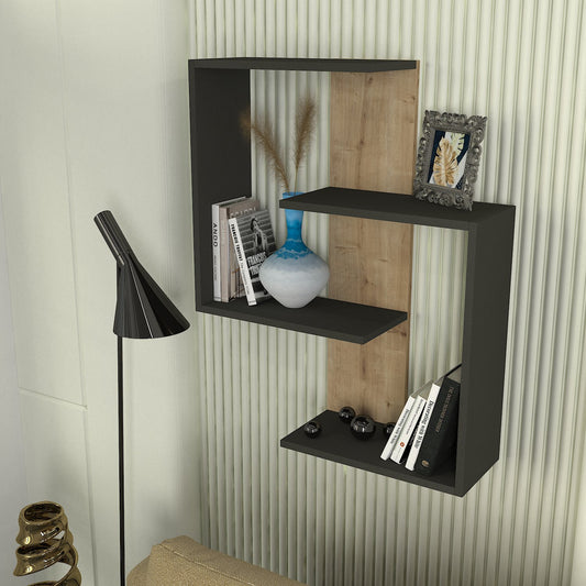 Armor Wall Shelf  Anthracite - Sapphire