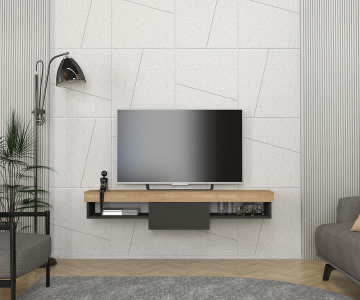 Barsine Tv Stand Sepet - Anthracite