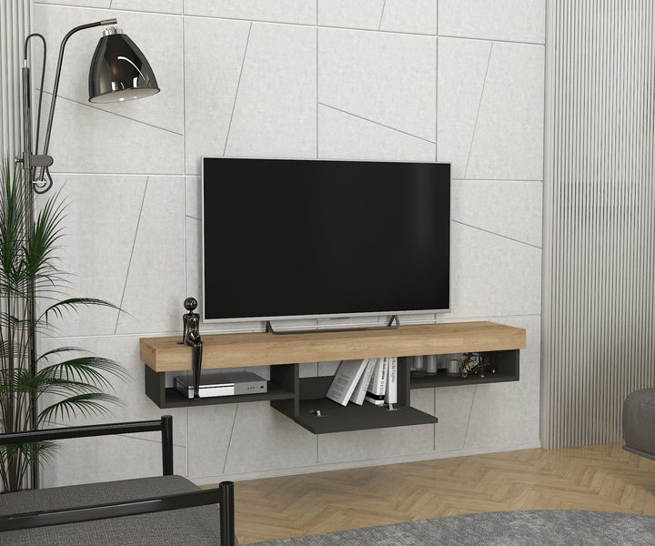 Barsine Tv Stand Sepet - Anthracite