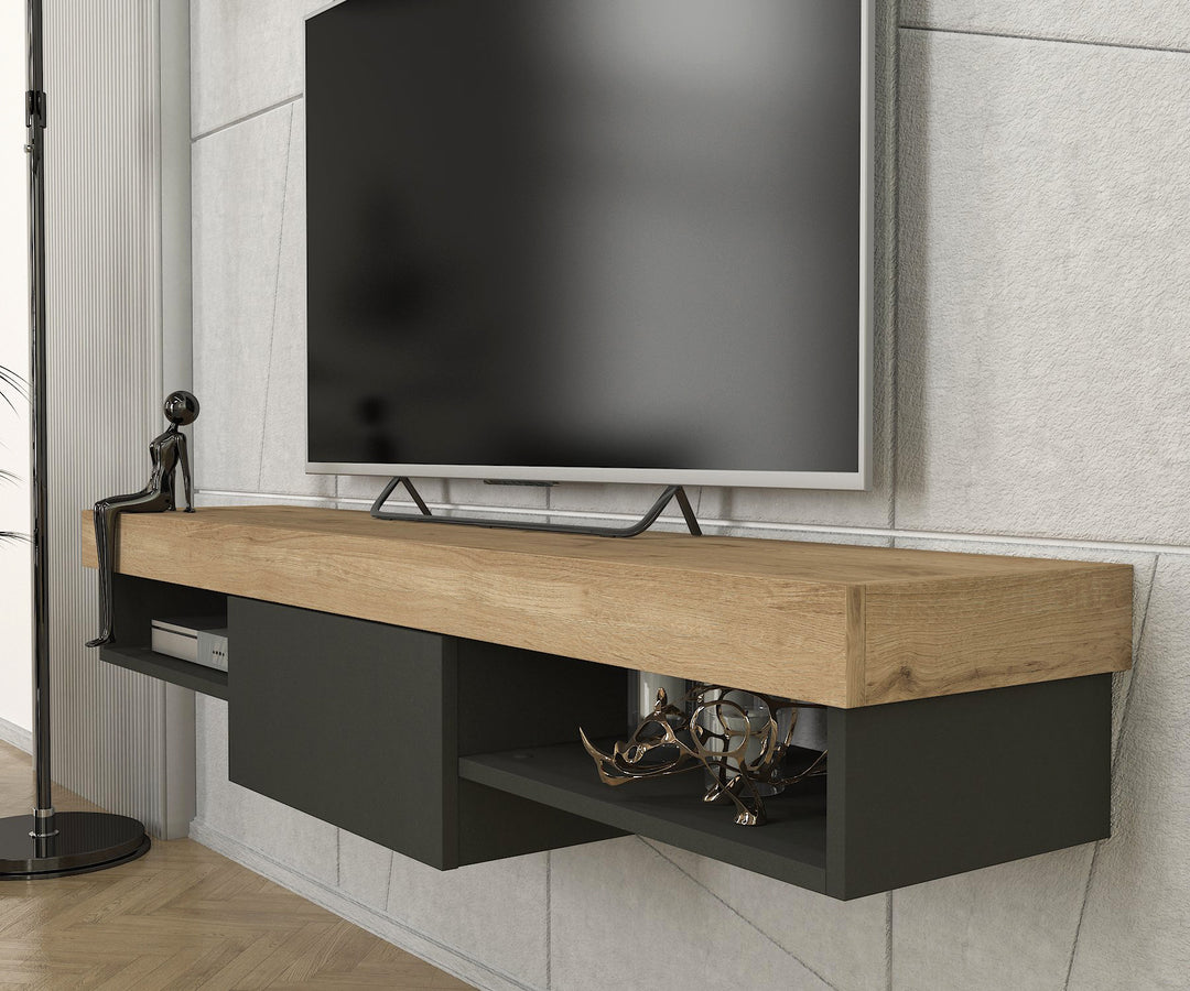 Barsine Tv Stand Sepet - Anthracite