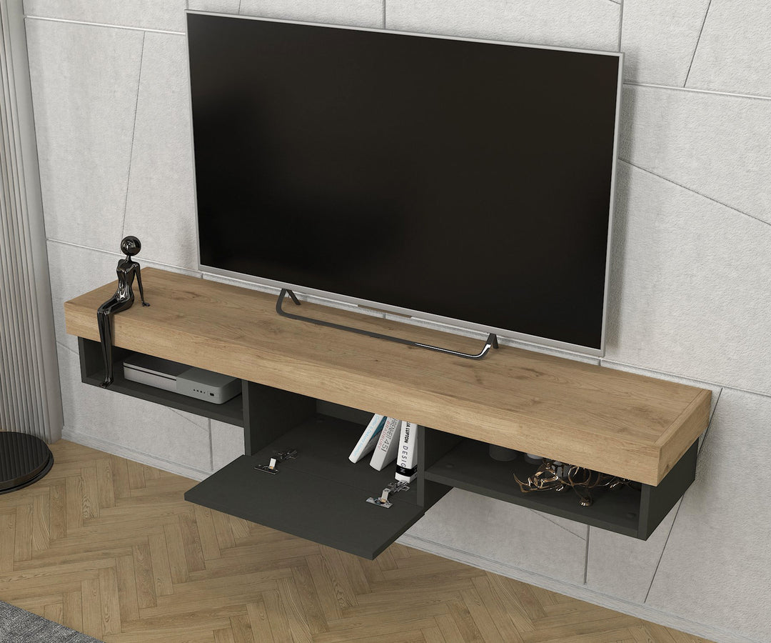 Barsine Tv Stand Sepet - Anthracite