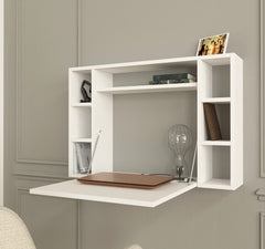 Bover Wall Mounted Study Desk White