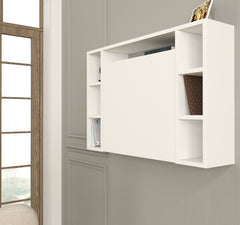 Bover Wall Mounted Study Desk White