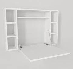 Bover Wall Mounted Study Desk White