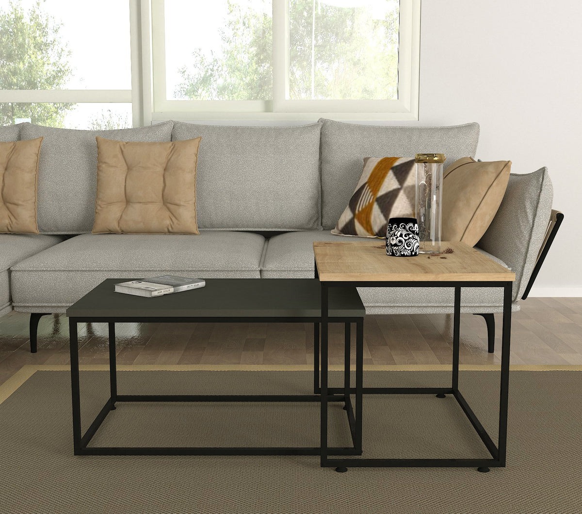 Budino Coffee Table Sapphire - Anthracite