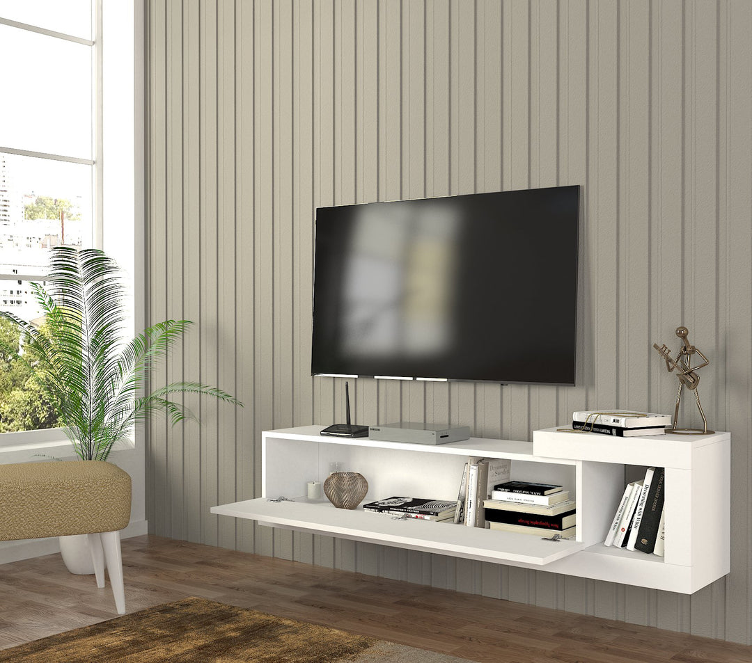 Dente Tv Stand White