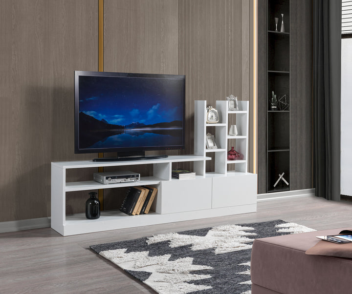 Dolunay Tv Unit White