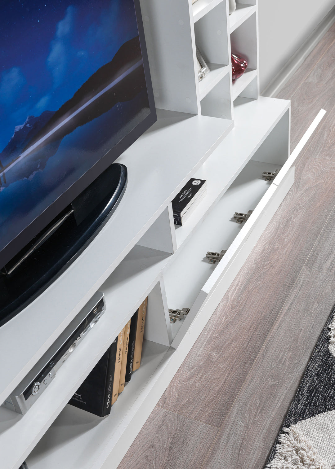 Dolunay Tv Unit White