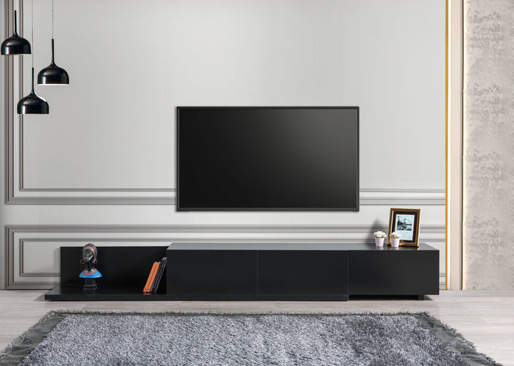 Ensty Tv Unit All Black