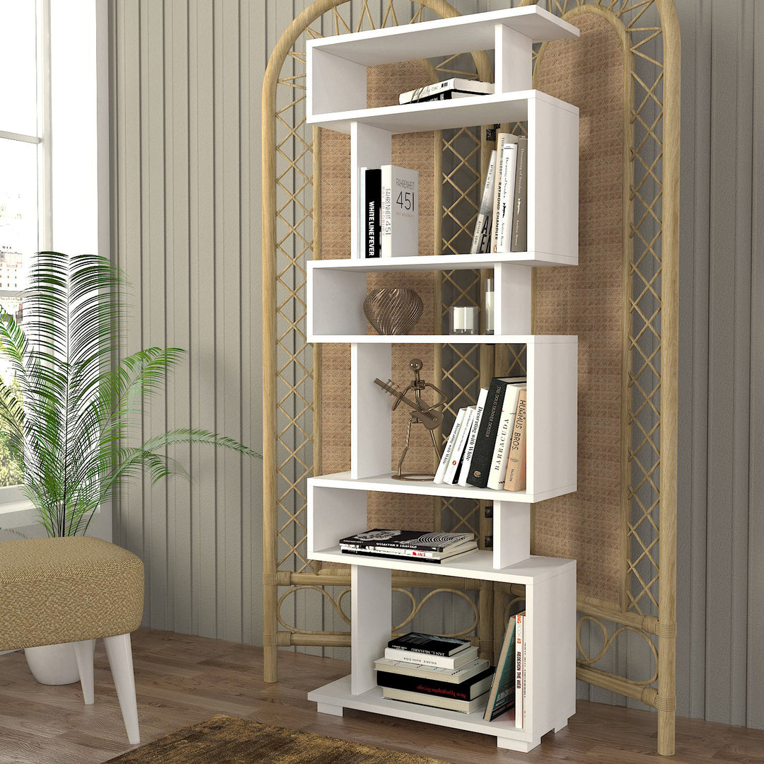 Faraday Bookcase White