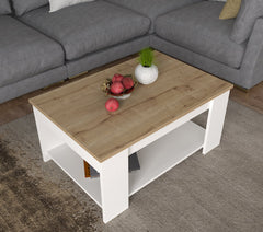 Fatel Coffee Table White - Sapphire