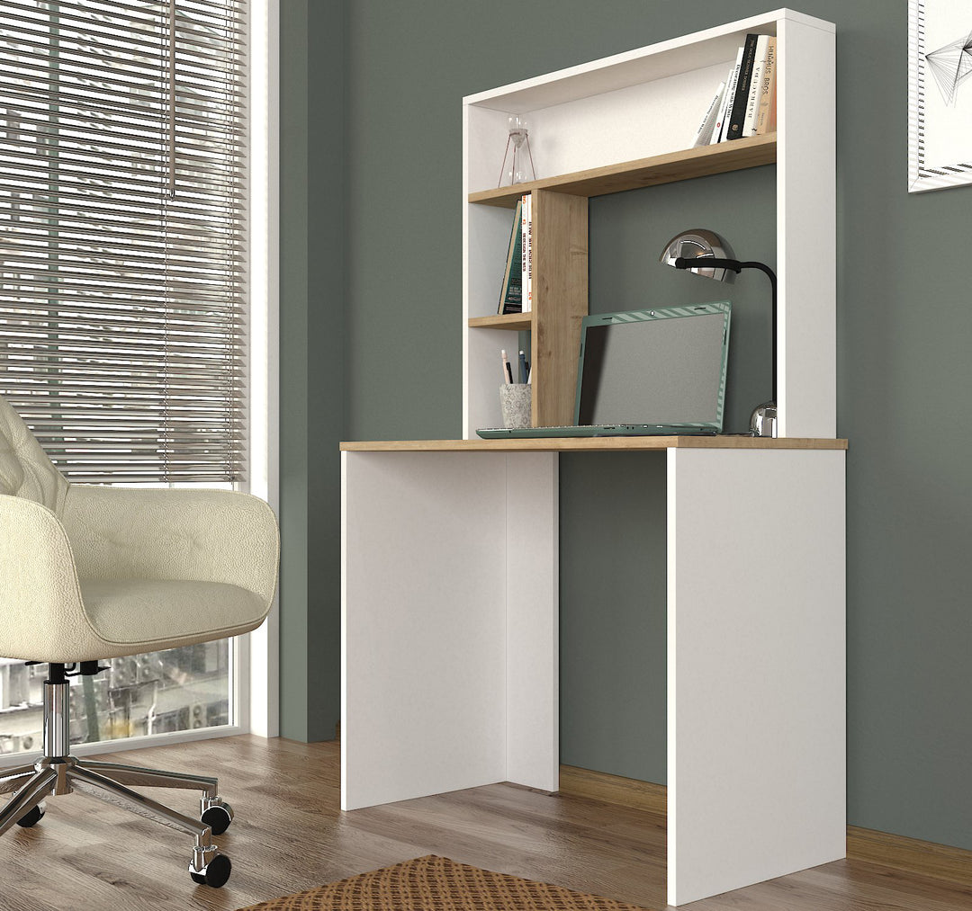 Ferano Study Desk White - Sapphire