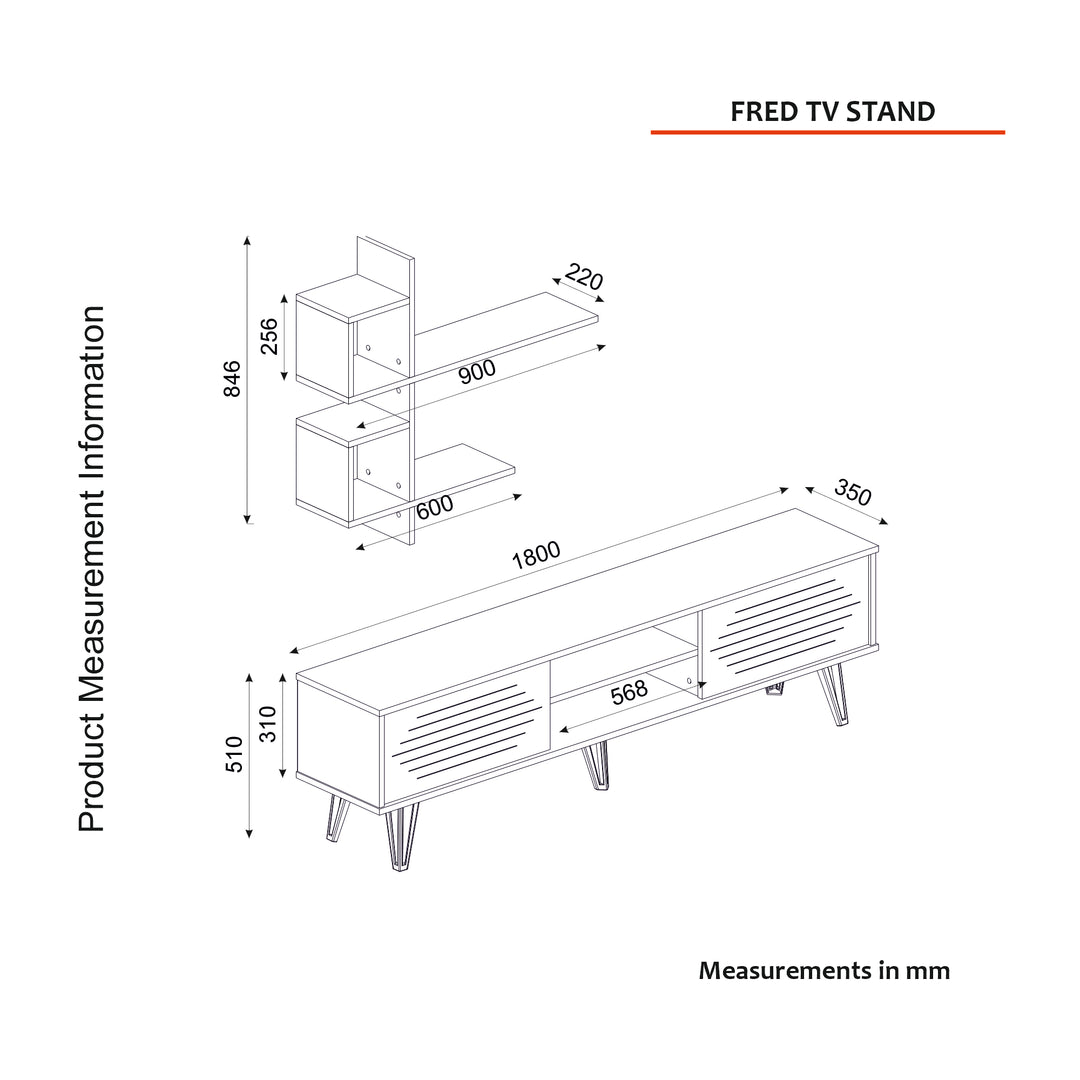 Fred TV Unit Sapphire