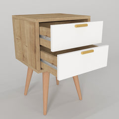 Ganna Nightstand Sapphire - White