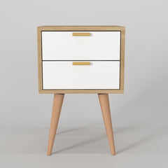 Ganna Nightstand Sapphire - White