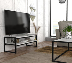 Ginza Tv Stand White Marble