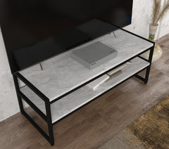 Ginza Tv Stand White Marble