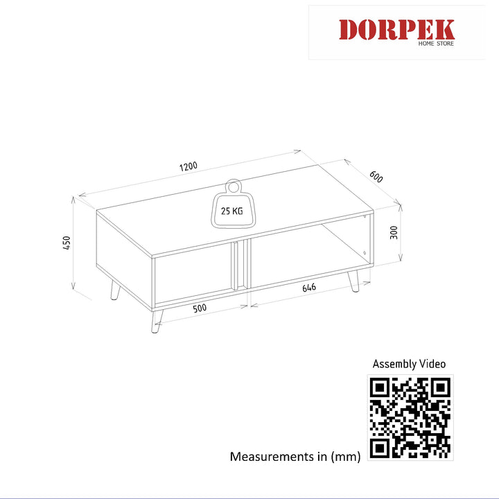 Honte Tv Stand Sapphire - Anthracite