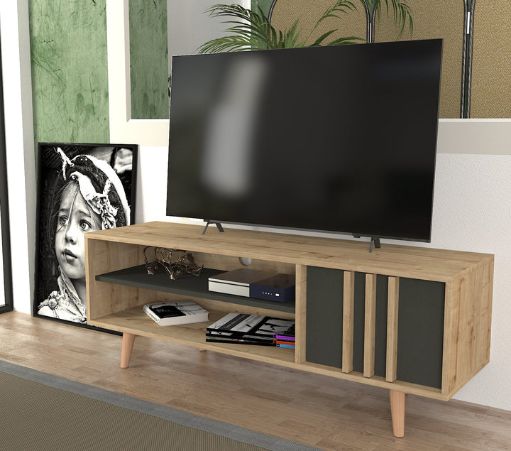 Honte Tv Stand Sapphire - Anthracite