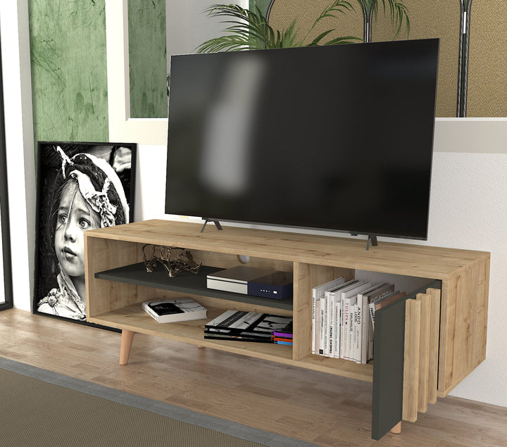 Honte Tv Stand Sapphire - Anthracite