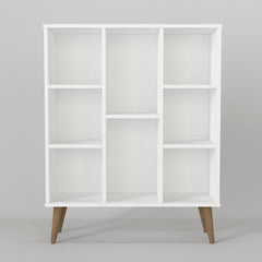 Janel Bookcase White