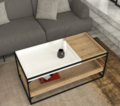 Josep Coffee Table Sapphire - White