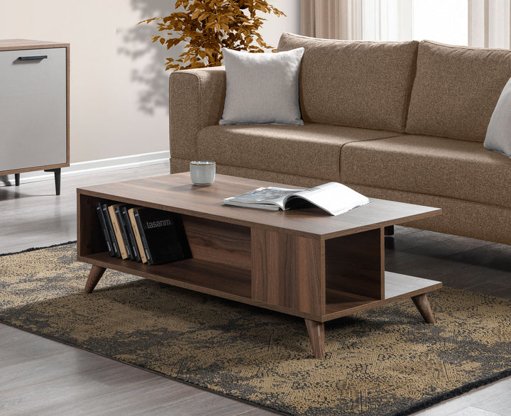 Lovell Coffee Table Walnut - 120cm