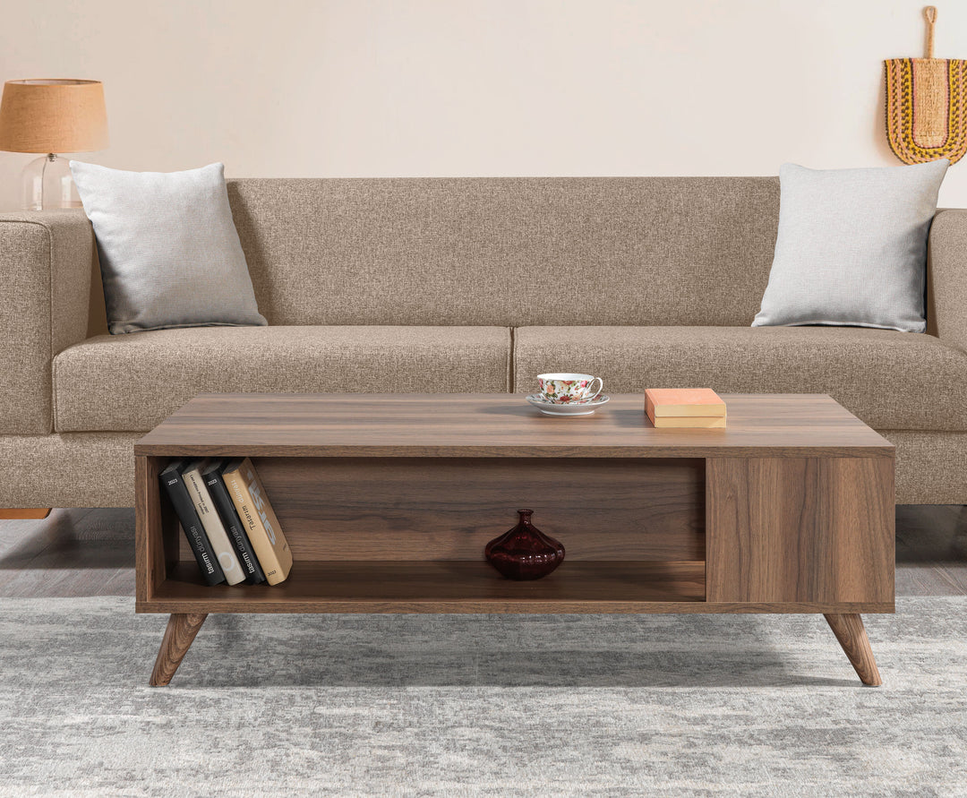 Lovell Coffee Table Walnut - 120cm