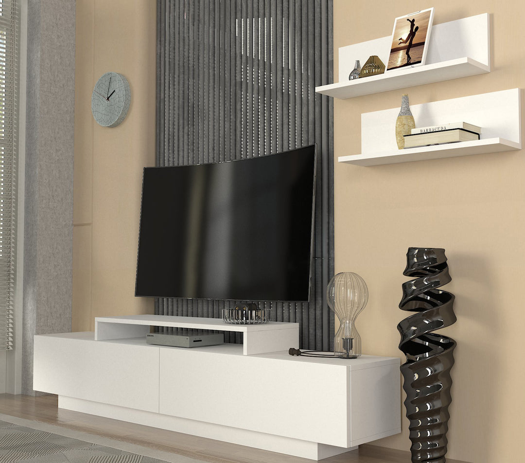 Maranca Tv Unit White - 180cm