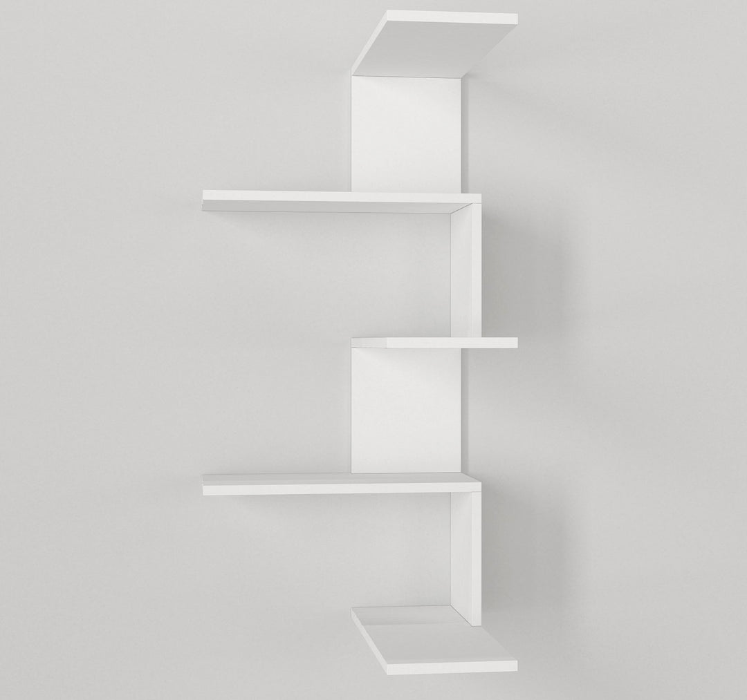 Marcella Corner Wall Shelf White