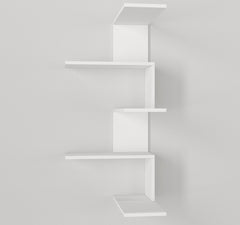 Marcella Corner Wall Shelf White