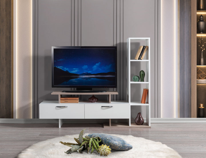 Minel Tv Unit White - Cordoba