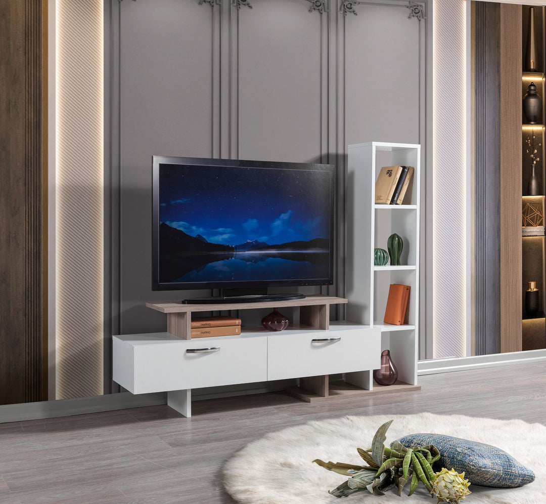 Minel Tv Unit White - Cordoba