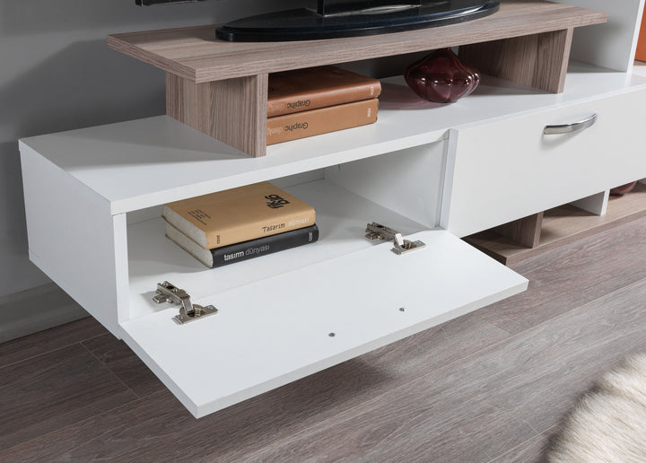 Minel Tv Unit White - Cordoba