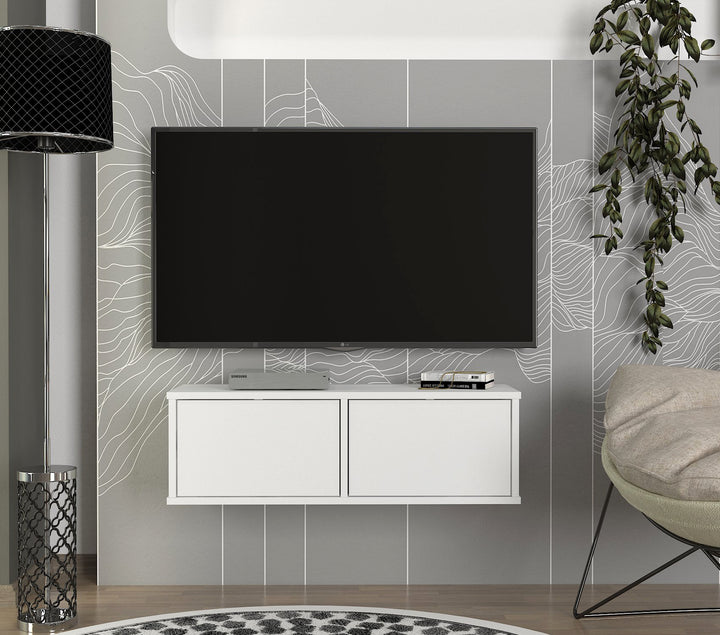 Nillo Tv Stand White - 90cm