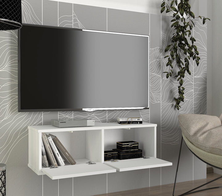 Nillo Tv Stand White - 90cm