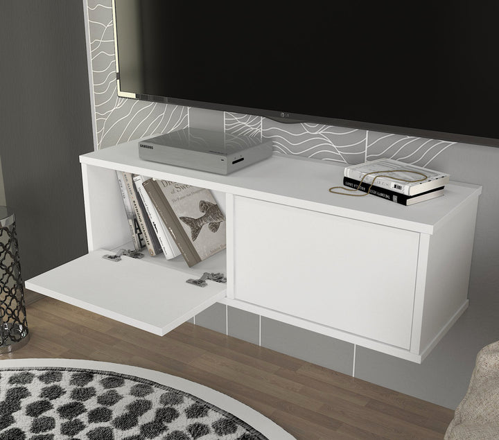 Nillo Tv Stand White - 90cm