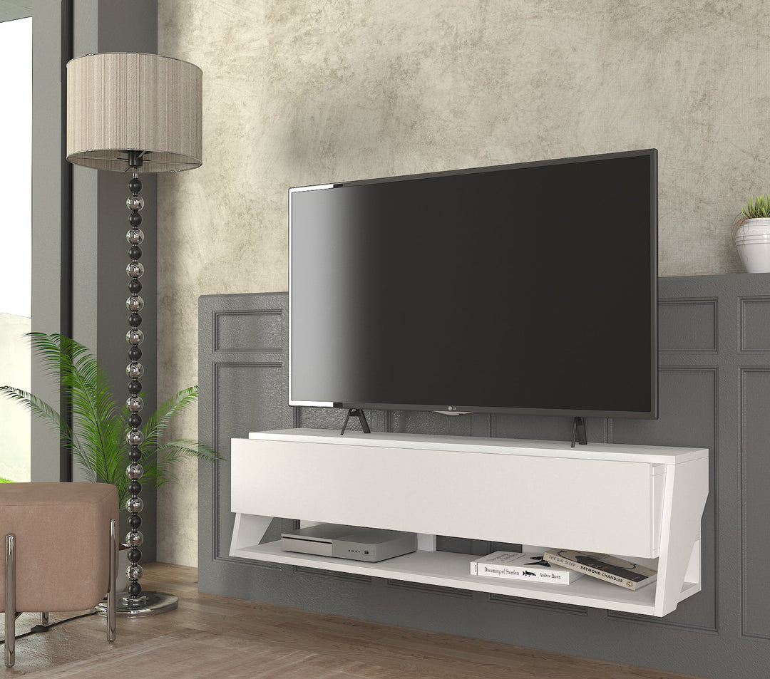 Olaf Tv Stand White - 120cm