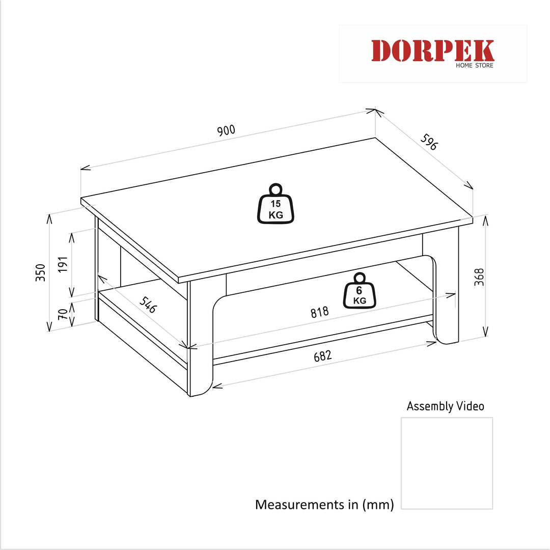 Pompei Coffee Table Sandstone - Sepet