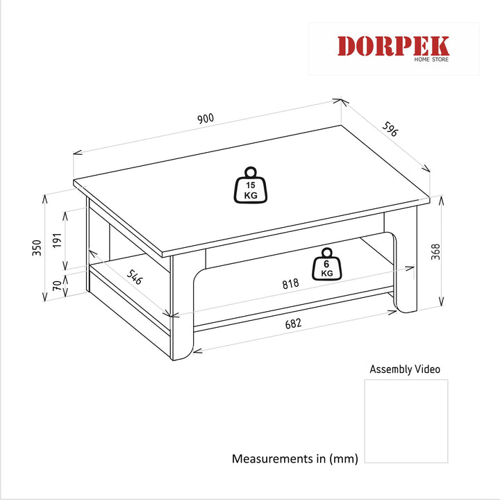 Pompei Coffee Table Sandstone - Sepet