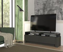 Patros Tv Stand Anthracite - Marble