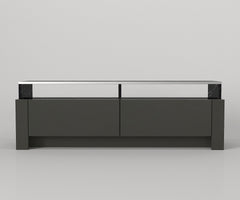 Patros Tv Stand Anthracite - Marble