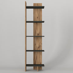 Pavero Bookcase Atlantic Pine - Anthracite