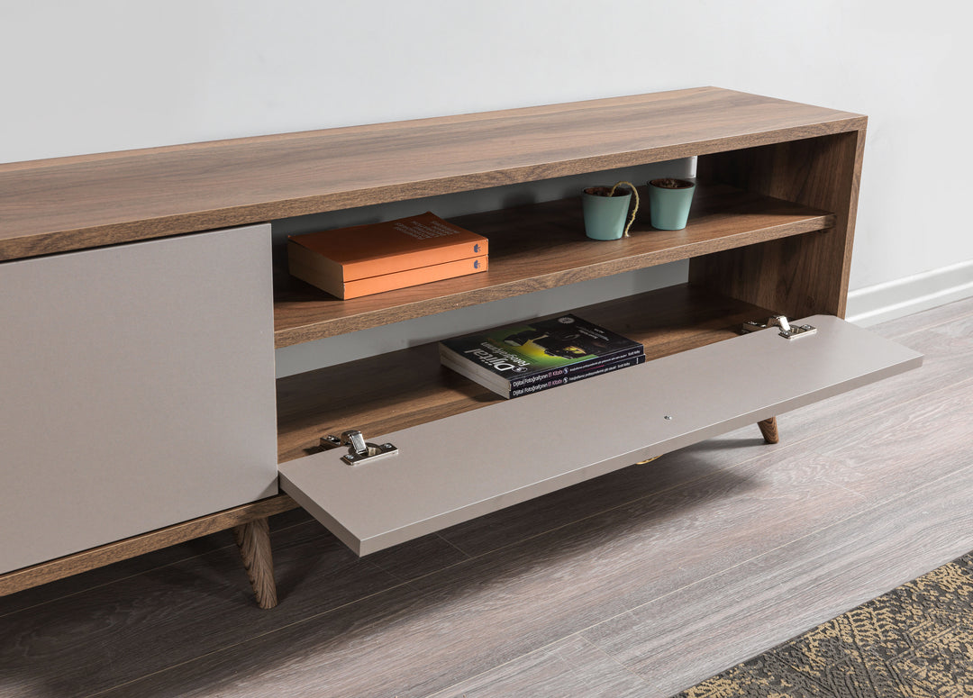 Peva Tv Unit Walnut - Riversand