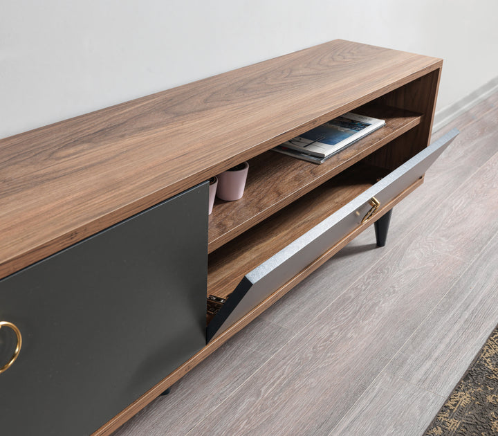 Peva Tv Unit Kaman - Anthracite