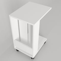 Piales Side Table White