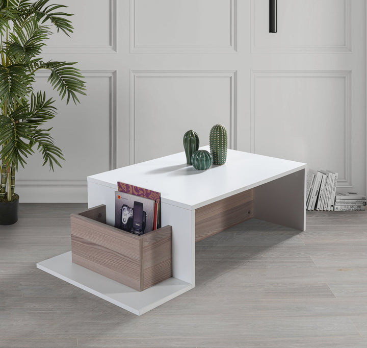 Pot Coffee Table White - Cordoba