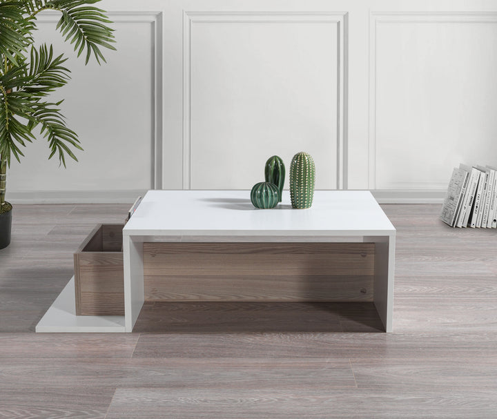 Pot Coffee Table White - Cordoba