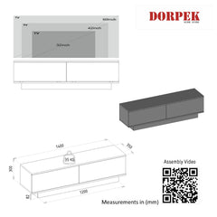 Regina Tv Stand Anthracite