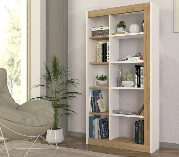 Rippina Bookcase White - Sapphire